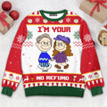 Funny Personalized Ugly Sweater for Couples Gift - Holiday Humor