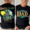 Personalized Legend of Zelda Dad T-Shirt - Custom Name Gift for Father's Day