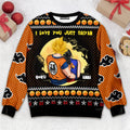 Personalized I Love You Just Saiyan Ugly Sweater Gift for Couples