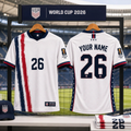 Personalized USA Soccer Jersey with Stars and Stripes - Gift for Soccer Fans