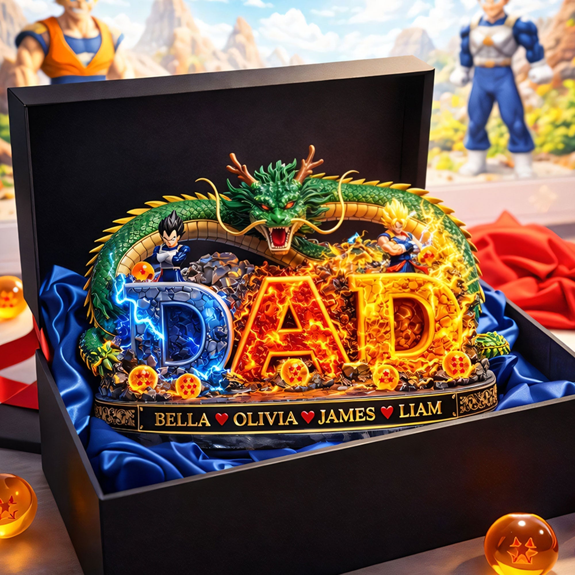 Personalized Acrylic Plaque Best Dad Ever Gift for Movie Fans
