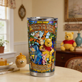 Personalized Winnie the Pooh Tumbler Anniversary Gift for Movie Fans
