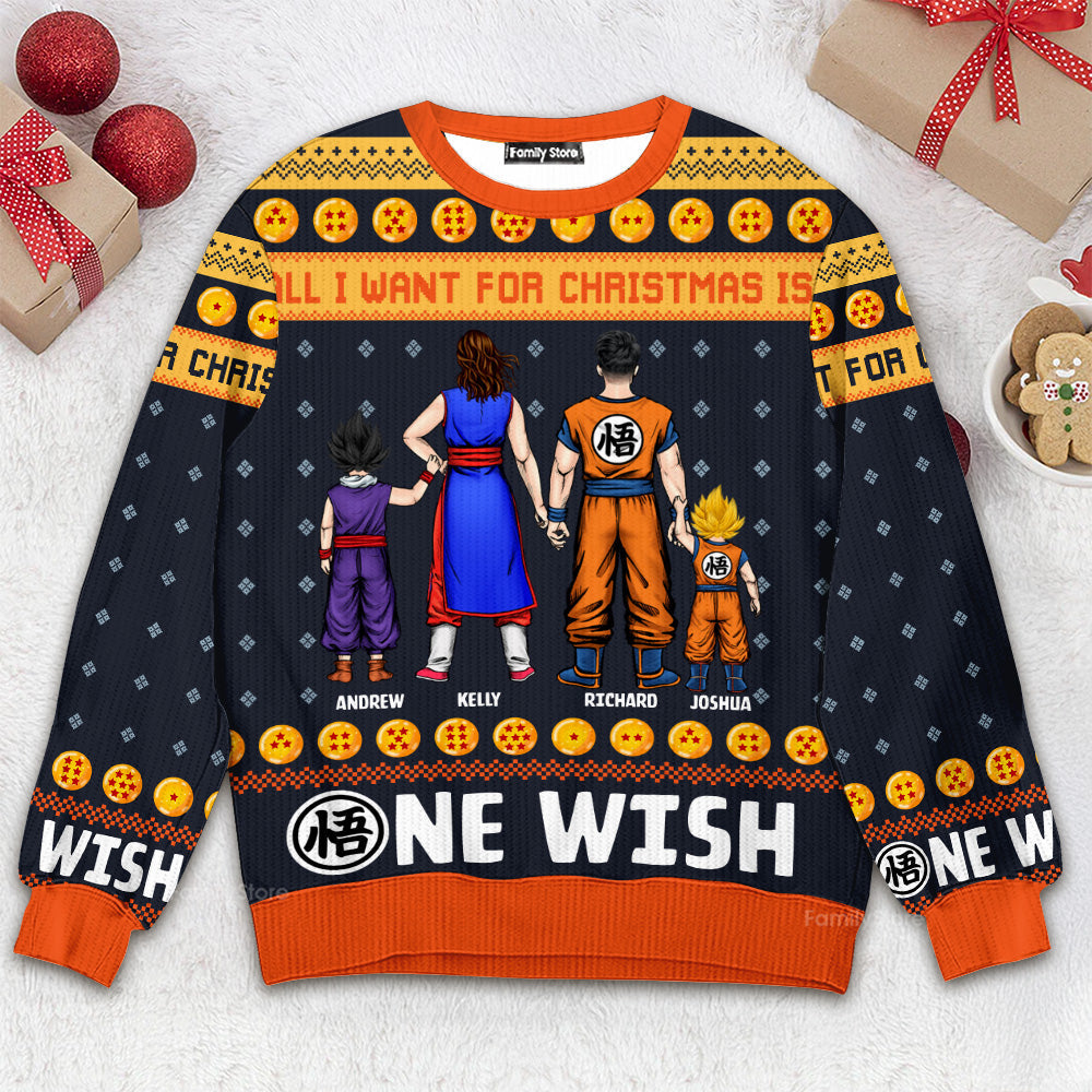 Personalized Family Ugly Sweater Christmas Gift | Custom Names