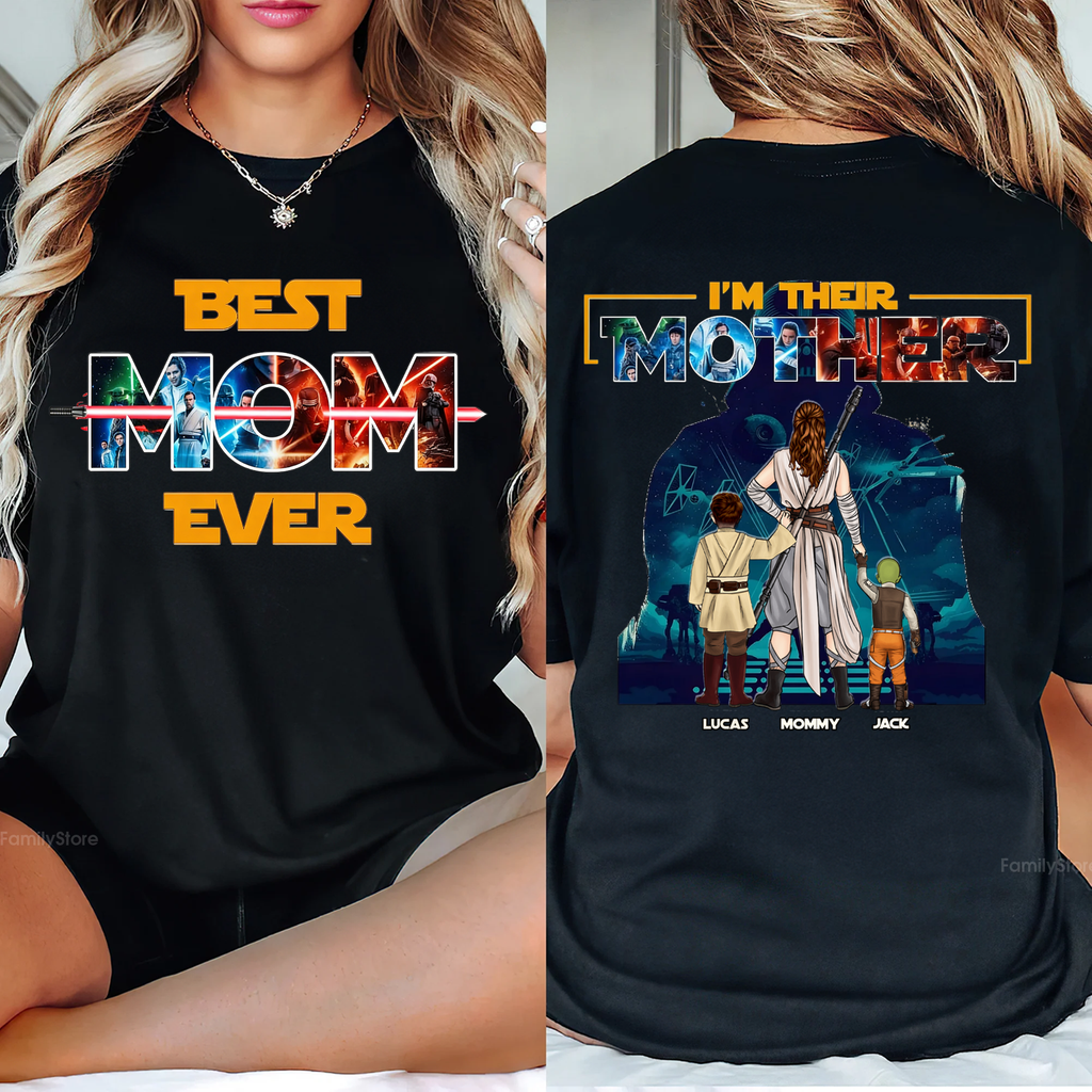 Personalized I Am Their Mother Shirt Custom Gift for Mom Cotton Apparel GradoCreations