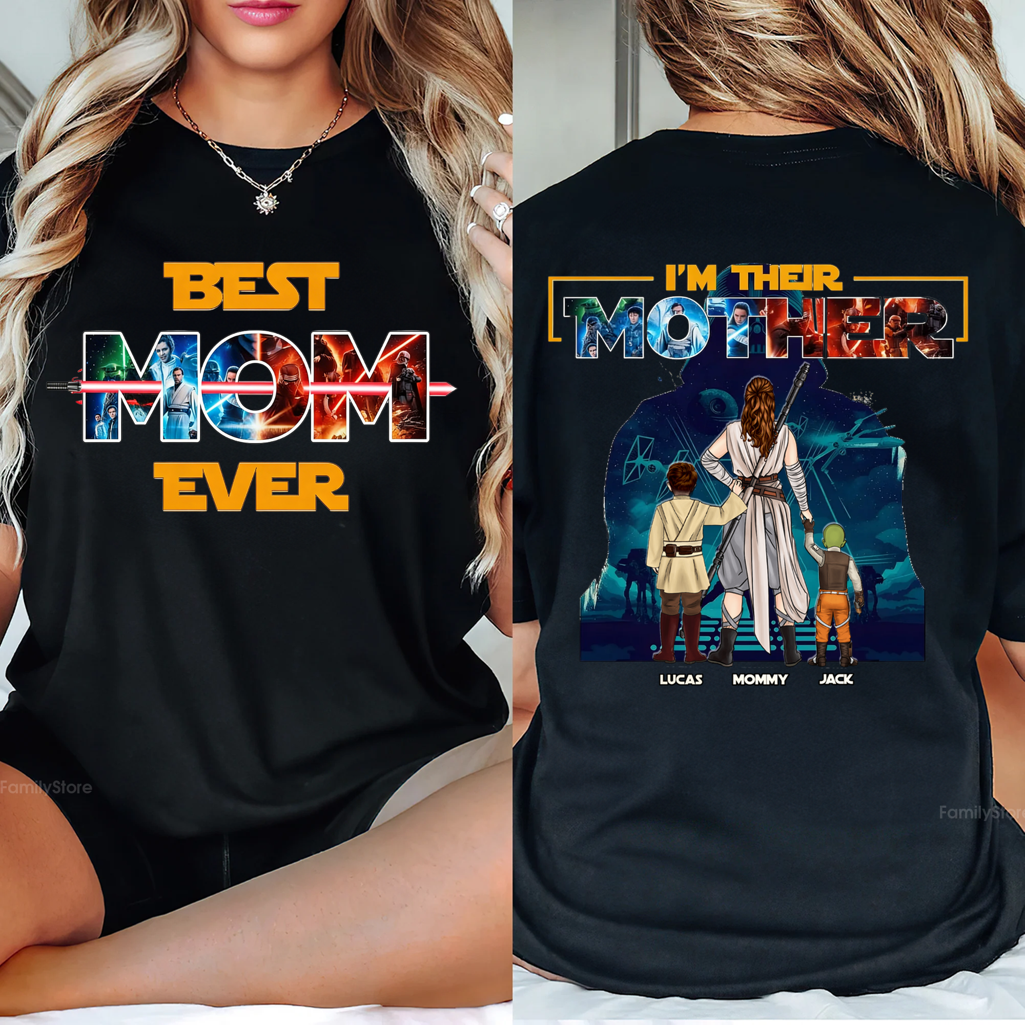 Personalized I Am Their Mother Shirt Custom Gift for Mom Cotton Apparel GradoCreations