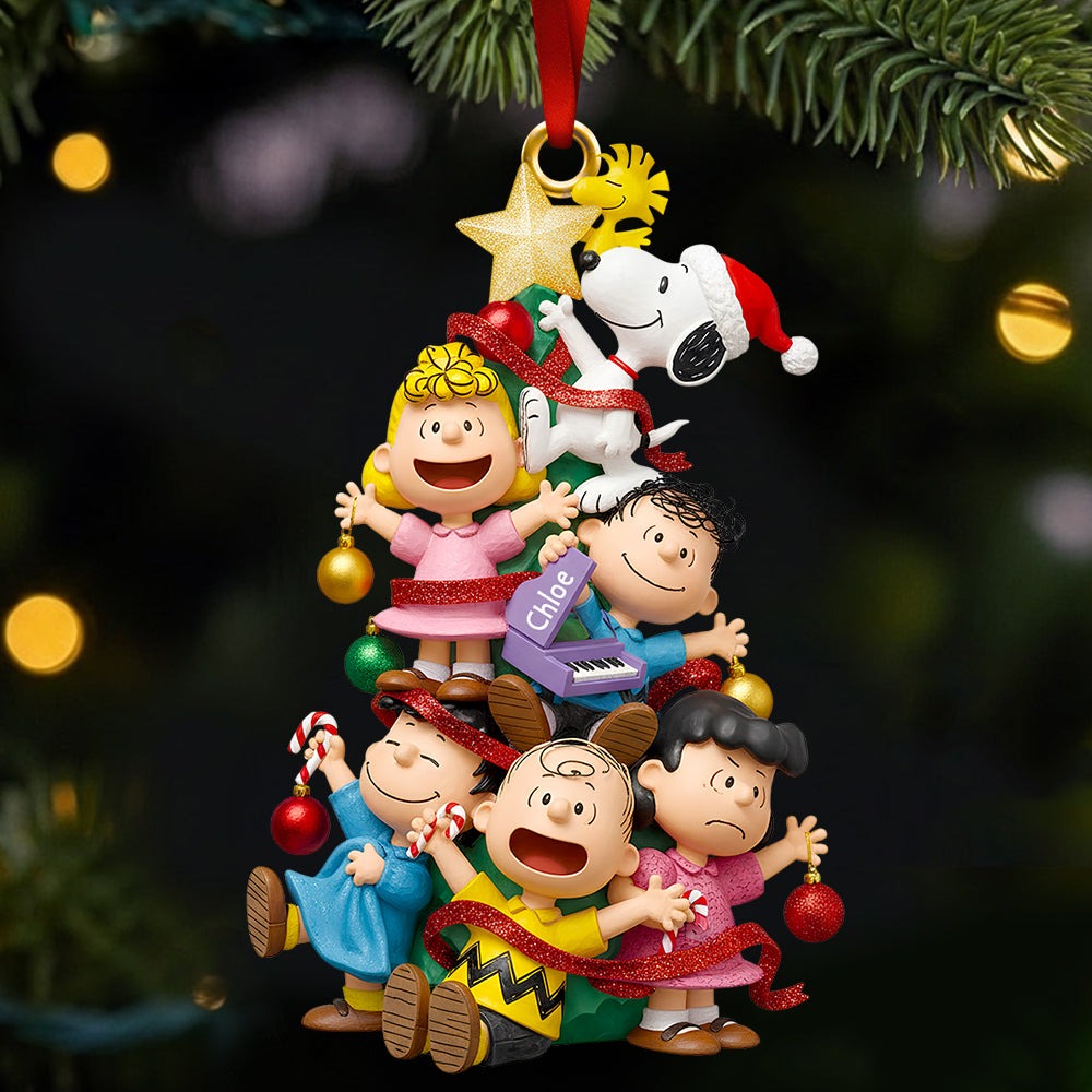 Personalized Peanuts Friends Forever Christmas Ornament Gift