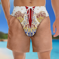 Personalized Beach Shorts Aloha Vegas Costume Gift for Him Beach Shorts GradoCreations
