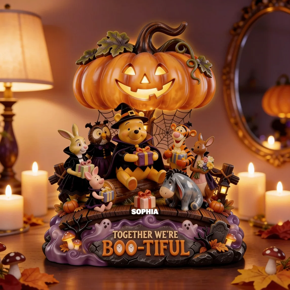 Personalized Acrylic Light Box Halloween Gift for Family Movie Fans Acrylic Light Box GradoCreations