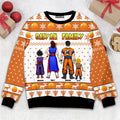 Personalized Saiyan Family Christmas Ugly Sweater Gift