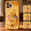 Personalized Mama Bear Phone Case Gift for Mom | Clear Silicone