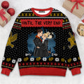 Personalized Wizard & Witch Ugly Christmas Sweater for Couples