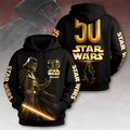 Personalized Star Wars 50th Anniversary All Over Shirt Gift for Movie Fans