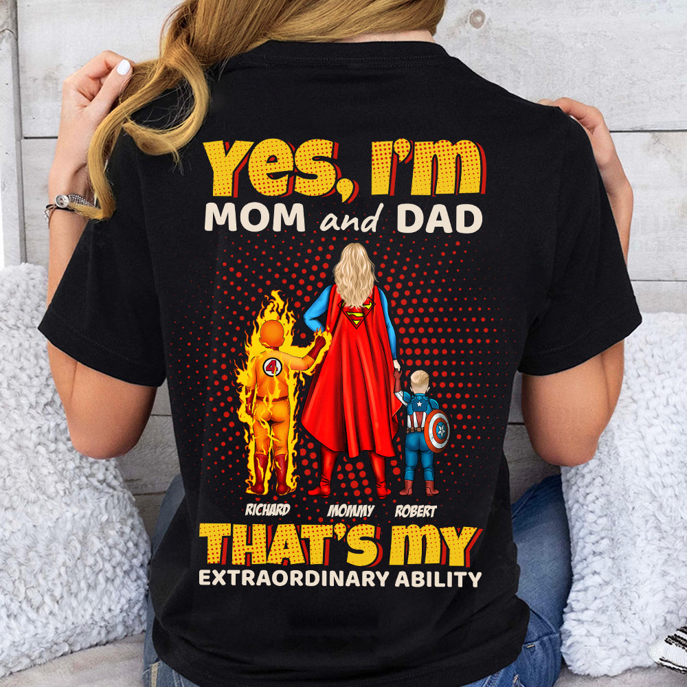 Personalized Mom Shirt Yes I'm Mom Custom Family Gift Cotton Apparel GradoCreations