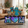 Personalized Wooden Plaque Best Mom Ever Gift for Her Wood Plaque GradoCreations