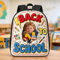 Personalized Kids Backpack with Custom Photo - Back to School Gift School Backpack GradoCreations