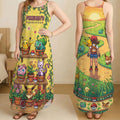Personalized Pokemon Maxi Dress Gift for Mom, Movie Fans