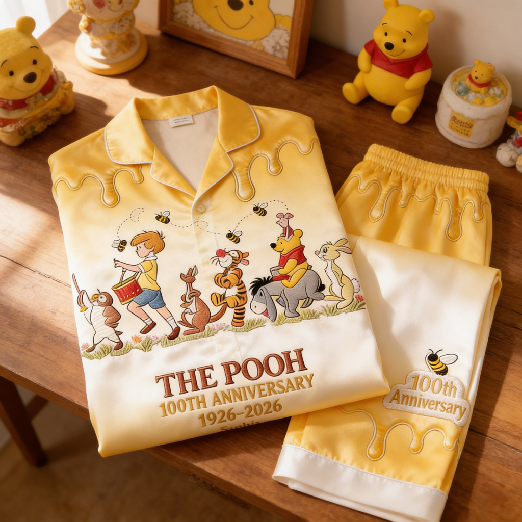 Personalized Disney 100th Anniversary Pajama Set for Movie Fans