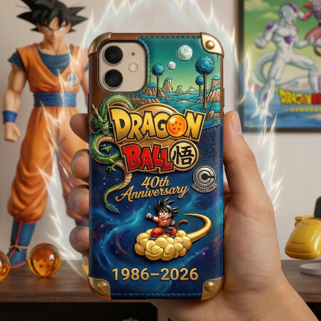Personalized Dragon Ball 40th Anniversary Phone Case Gift for Movie Fans