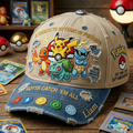 Personalized 30th Anniversary Cap Tribute to Pokémon Gift for Fans