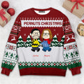 Personalized Peanuts Christmas Ugly Sweater for Couples Gift