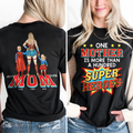 Personalized Superhero Shirt for Mom - Best Mom Ever Gift Cotton Apparel GradoCreations