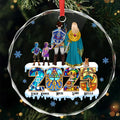 Personalized Legend of Zelda Christmas Glass Ornament Family 2025 Gift