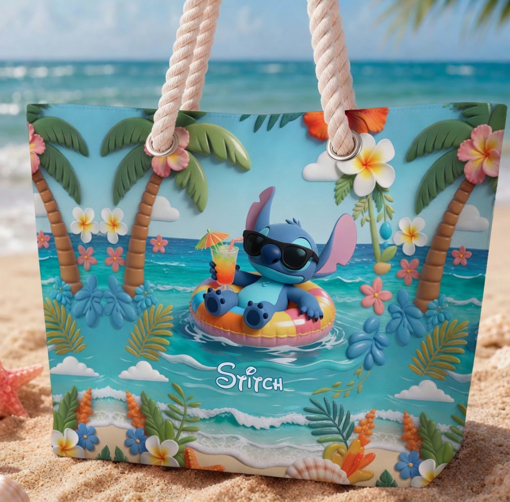 Personalized Beach Bag with Custom Design for Travelers
