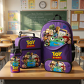 Personalized Toy Story School Backpack Set for Kids - Lunch Bag, Pencil Case & Water Bottle School Bag+ GradoCreations