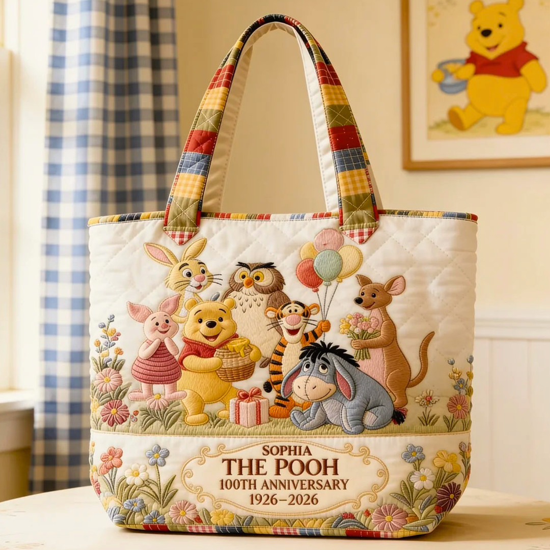 Personalized Quilted Tote Bag Celebrate Friendship for Movie Fans