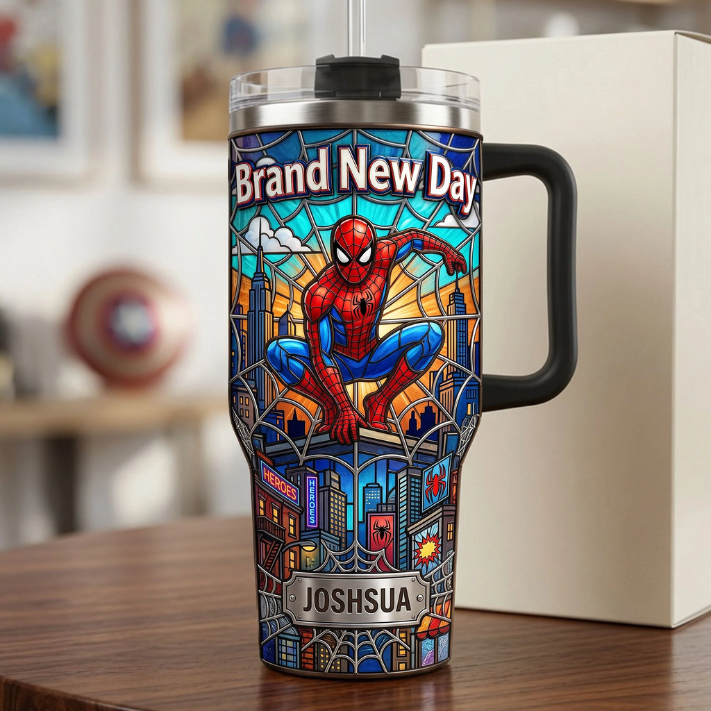 Personalized 40oz Tumbler with 3D Effect for Movie Fans Tumbler GradoCreations
