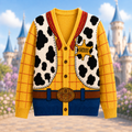 Personalized Woody Cowboy Theme Cardigan Costume for Halloween Cardigan GradoCreations