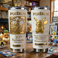Personalized Pokémon Tumbler 30th Anniversary Gift for Movie Fans
