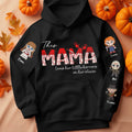 Personalized Halloween Sweatshirt for Mom with Kids' Names
