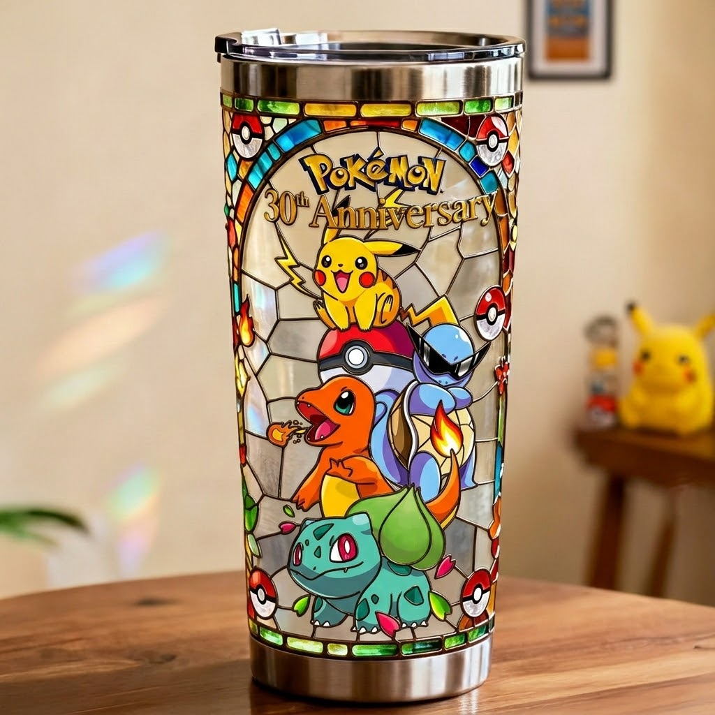 Personalized Stainless Steel Tumbler 30th Anniversary Gift for Movie Fans Tumbler GradoCreations