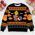 Personalized Couple Christmas Ugly Sweater Custom Name Gift