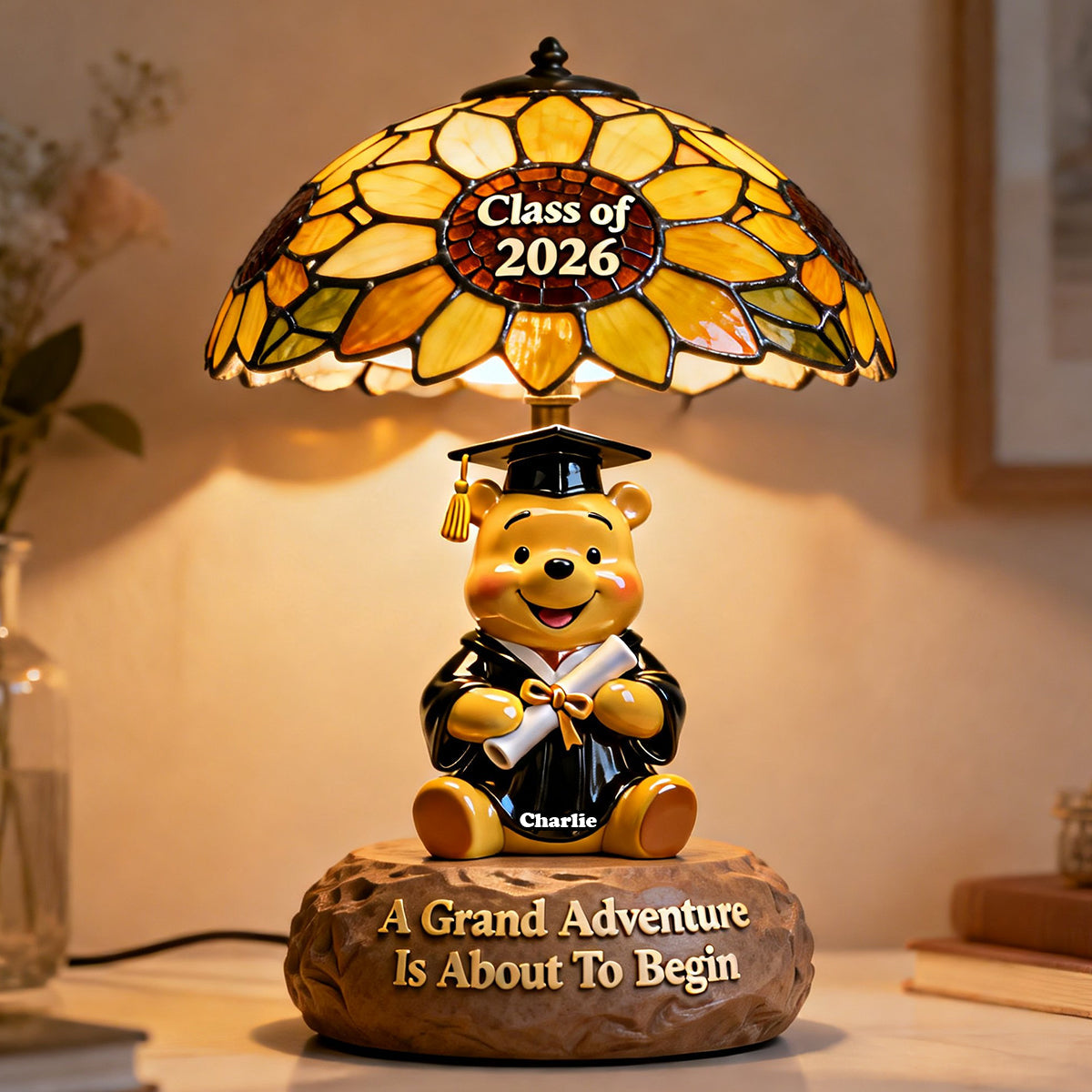 Custom Shape Acrylic Light Box Personalized Graduation Gift for Her