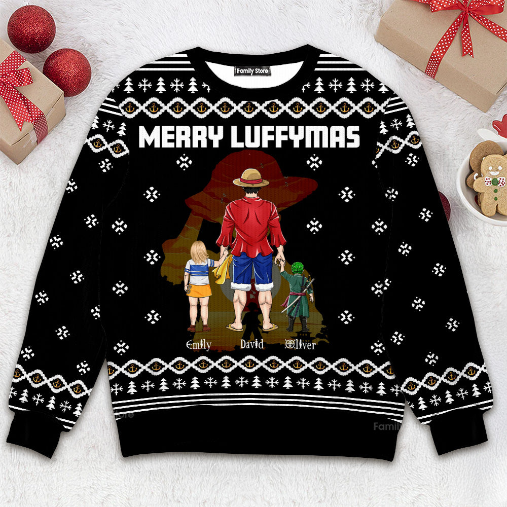 Personalized Ugly Christmas Sweater Custom Family Design Gift