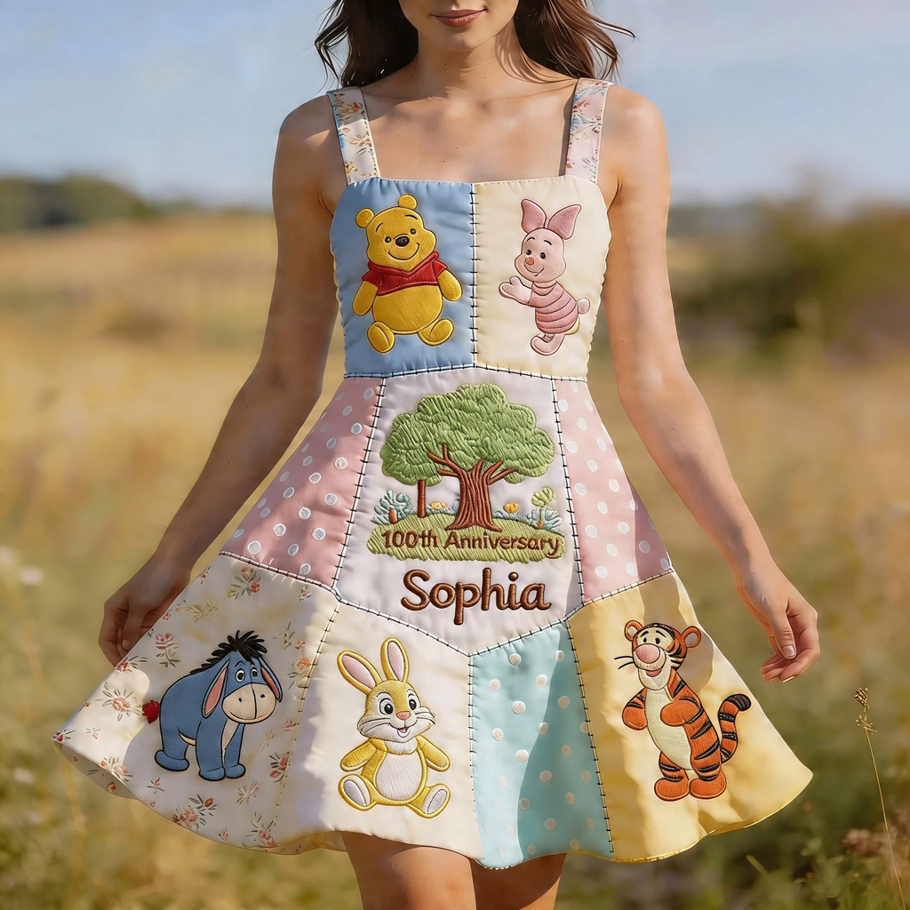 Personalized Skater Dress 100th Anniversary Gift for Movie Fans