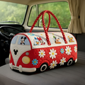 Personalized Quilted Duffle Bag with Cute Characters - Unique Gift for Movie Fans