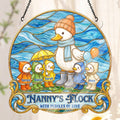 Personalized Acrylic Suncatcher Nanny's Flock Gift for Mom