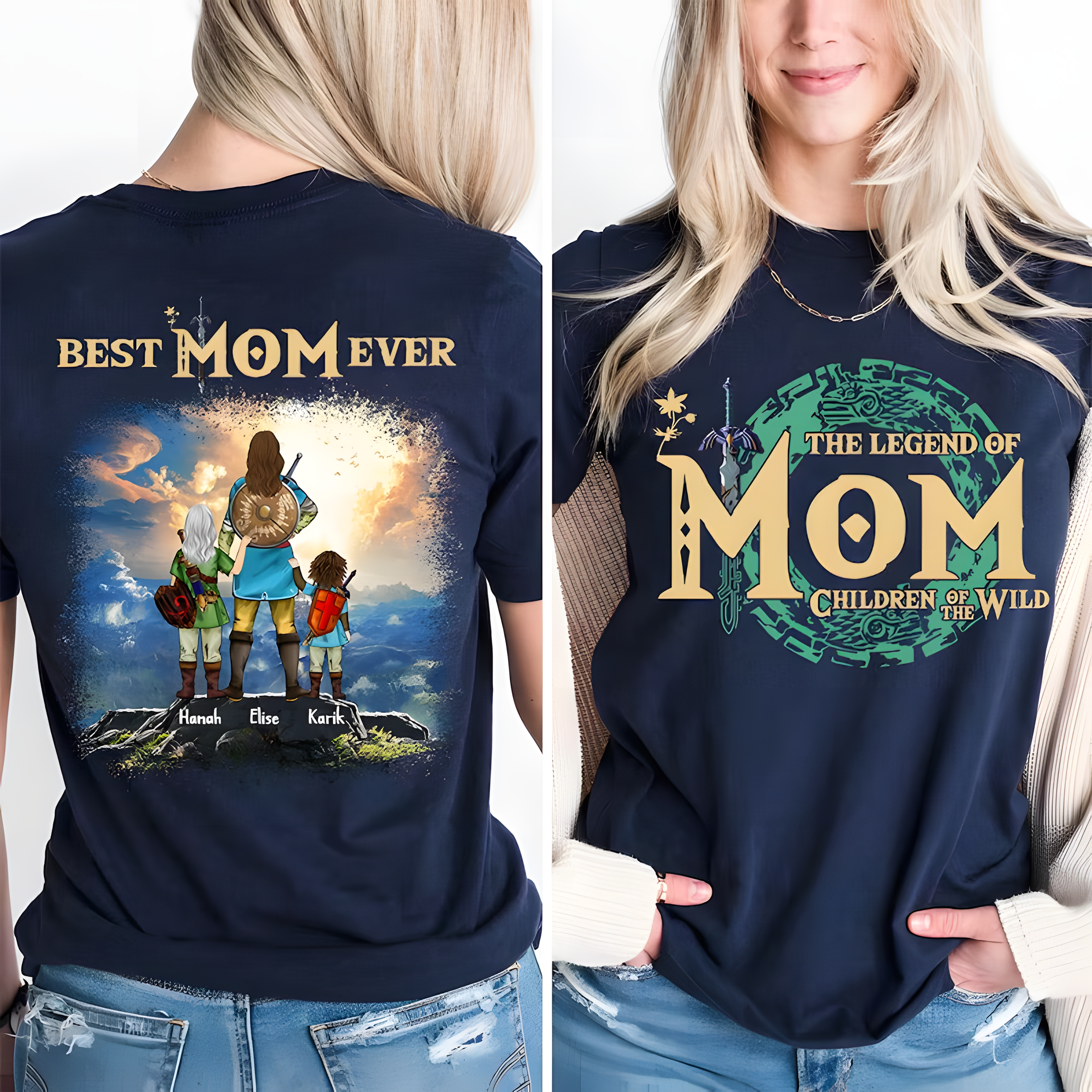 Personalized 'Legend Of Mom' Cotton Shirt Gift for Mom