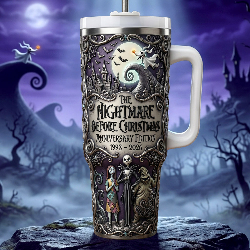 Personalized Spooky Nightmare Tumbler Cup Gift for Horror Fans