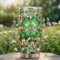 Personalized St. Patrick's Day Tumbler with Lucky Design Gift for Movie Fans