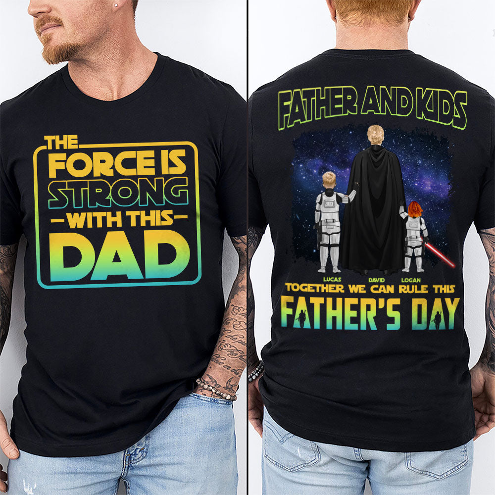 Personalized Star Wars Father's Day T-Shirt for Dad - Cotton Apparel