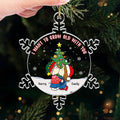 Personalized Acrylic Ornament I Want to Grow Old With You Christmas Gift for Couple