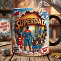 Personalized Color Changing Mug SuperDad Gift for Dad