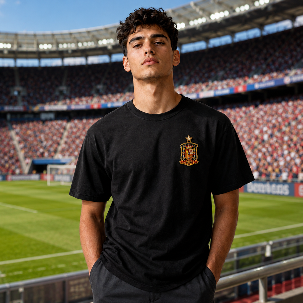 Personalized Spain La Furia Roja Shirt Gift for Football Fans Cotton Apparel GradoCreations