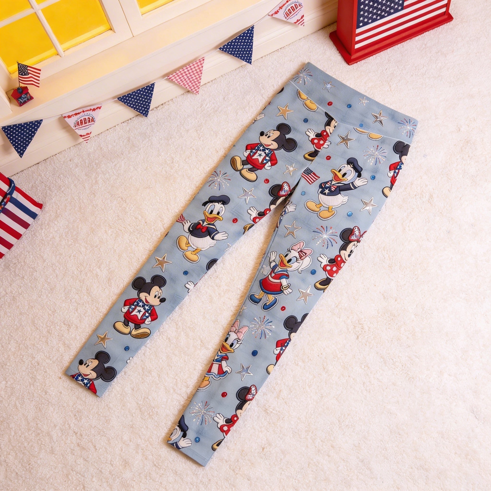 Personalized Mickey Mouse Leggings 250th Anniversary Gift for Her