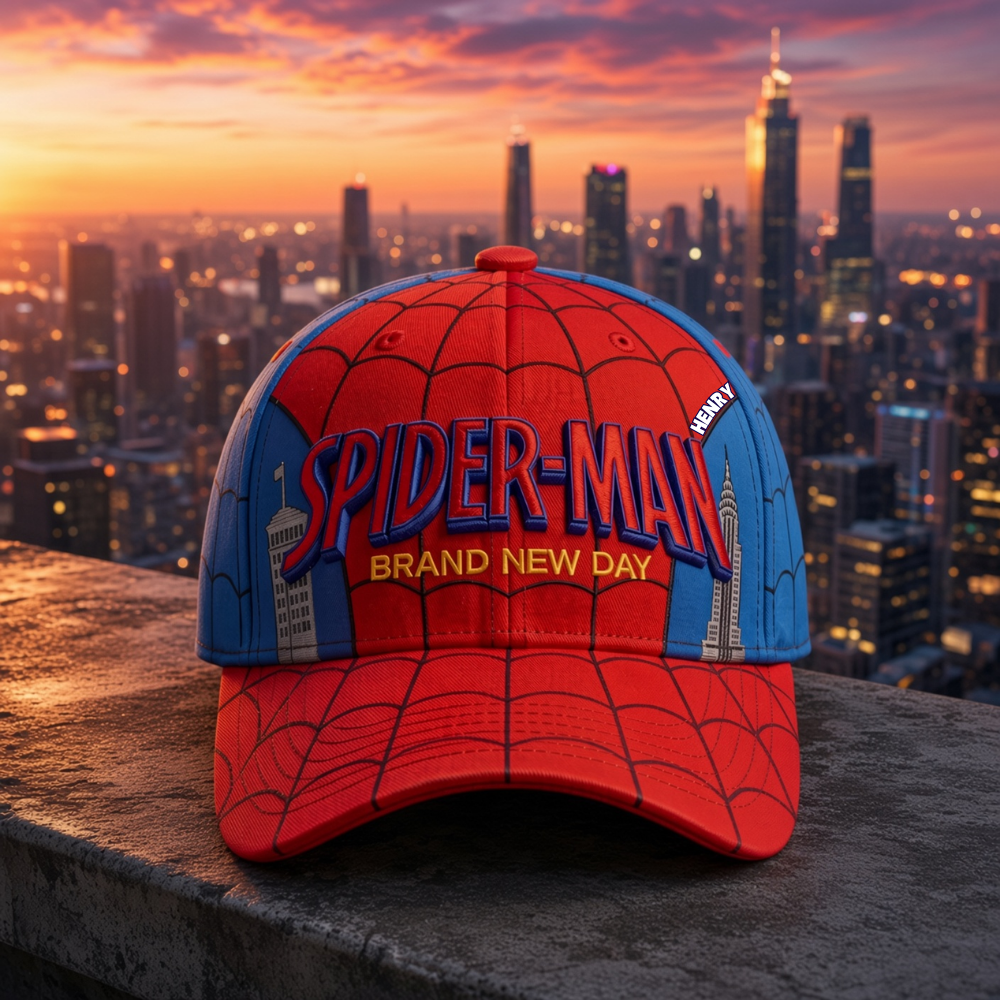 Personalized Spider-Man Classic Cap Custom Name Gift for Kids Classic Cap GradoCreations