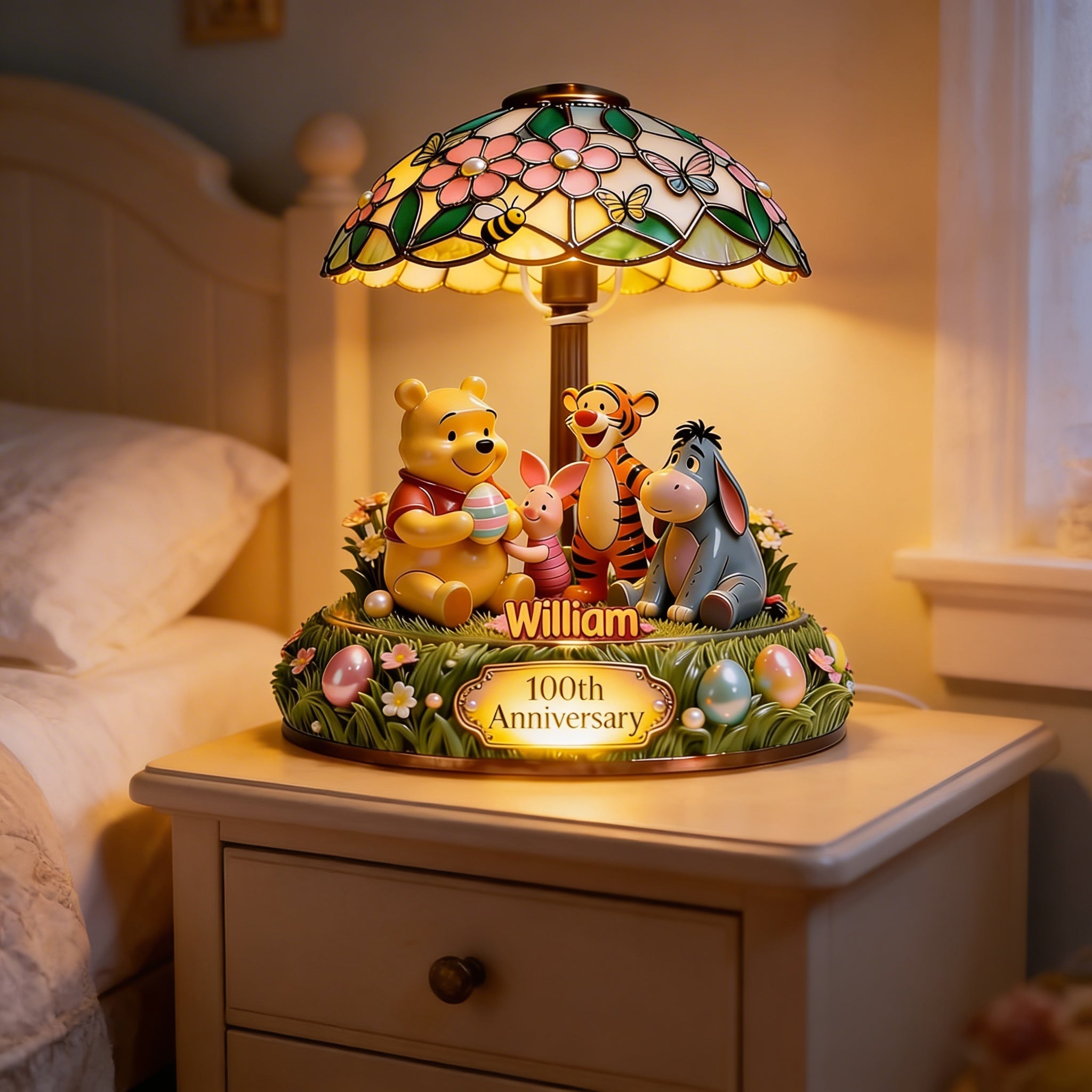 Personalized Acrylic Light Box 100th Anniversary Gift for Family